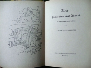 2 alte Tini - Mädchenbücher von Käthe Theuermeister aus den 60er Jahren Bild 3