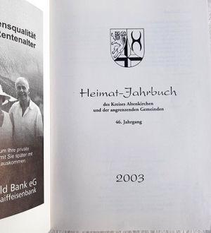 Heimat-Jahrbuch 2003 des Kreises Altenkirchen (Westerwald) Bild 3