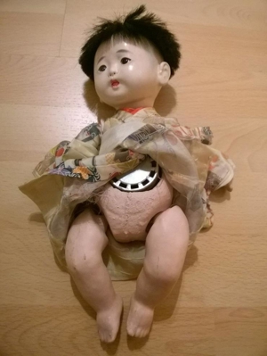 2 x antike Ichimatsu Ningyo Puppe Bild 2