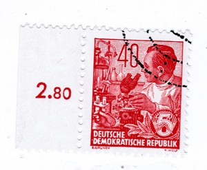 DDR Briefmarke Fünfjahresplan 40 Pf, no PayPal Bild 1