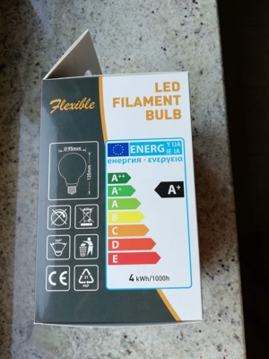 NEU: LIGHTDELUX LED Edison Glühbirne Antike Filament Beleuchtung im Retro Vintage Style Warmweiß Bild 3