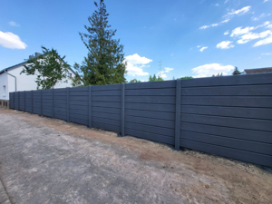 Moderner Zaun Betonzaun aus Polen mit Lieferung und Montage Bild 6