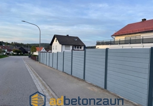 Moderner Zaun Betonzaun aus Polen mit Lieferung und Montage Bild 3