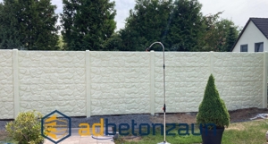 Moderner Zaun Betonzaun aus Polen mit Lieferung und Montage Bild 12