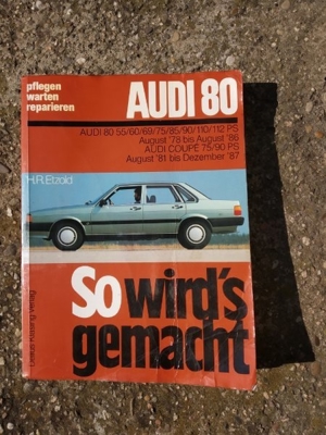 Audi 80 Reparaturbuch Bild 1