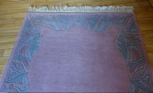 Berberteppich, Teppich, 195 x 124, cm, rosa gemustert Bild 3