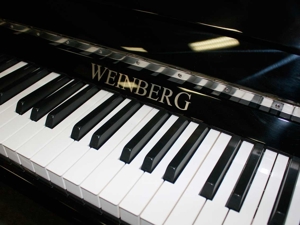 Klavier Weinberg U 121 T Silent, NEU, schwarz poliert, 5 Jahre Garantie Bild 4