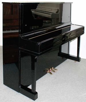 Klavier Yamaha U10A, 121 cm, schwarz poliert, Nr. 4855523, 5 Jahre Garantie Bild 2