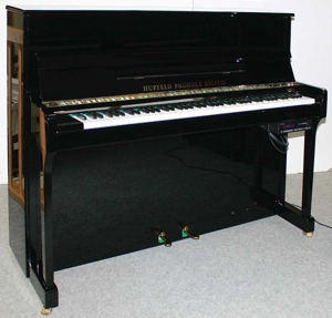 Klavier Hupfeld 118K Phonola, schwarz poliert, Renner-Mechanik Bild 1