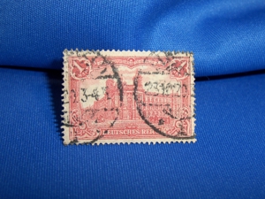 Briefmarke 1 Mark Reichspostamt in Berlin 1920 Bild 1