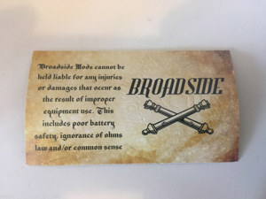 Broadside Brizo Mod mechanisch Vape E-Zigarette Akkuträger Bild 5