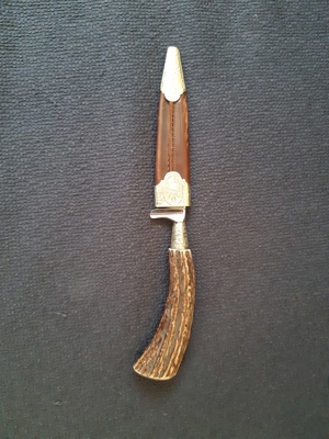 Trachtenmesser für Lederhose/ Hirschhorn Messer Bild 1