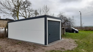 Ganzjahresgarage 18 m2 isoliert mit Sandwichplatten