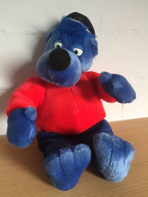 Käptn Blaubär Plüsch TV-Bär - 90er Jahre Bild 2