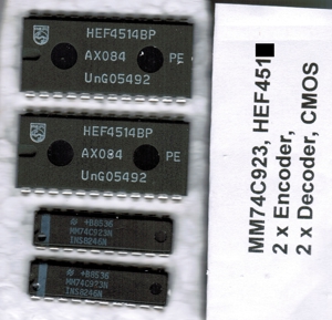 MM74C923N, HEF4514, IC, (je 2 Stück), kein (no) PayPal Bild 1