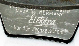 KINDER Bügeleisen - Elektra - Made in Germany - für BASTLER Bild 3