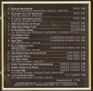 CD Weihnacht mit bekannten Schlagerstars-Patrick Lindner-Andy Borg Bild 2