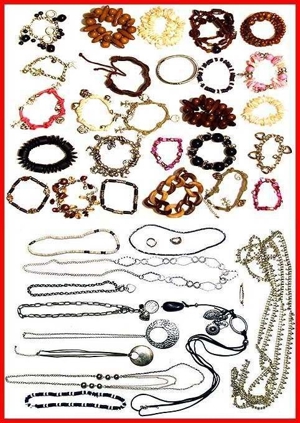 MODESCHMUCK - aus Nachlass - 26 ARMBÄNDER und HALSKETTEN