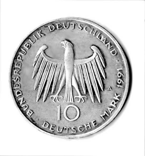 ** 200 Jahre Brandenburger Tor - 10 DM Silber Gedenkmünze - BRD Bild 3