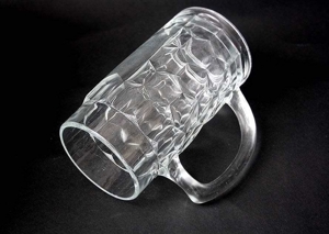 alter "rastal" Glas Bierkrug - 0,5 Liter Bild 5