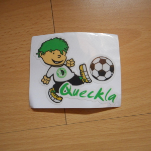 Aufkleber Sc Eltersdorf Queckla (Mädchen Junge) und Logo Bild 2