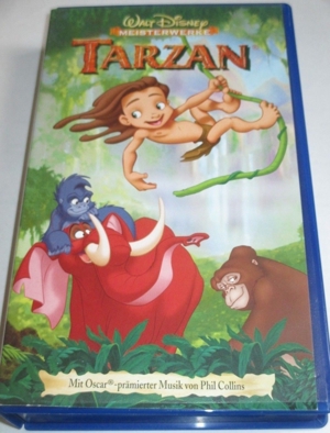 Tarzan - Walt Disney Meisterwerke 07086 Original VHS * * Neuwertig * * Bild 1