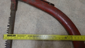 Große Bügelsäge,Säge, Baumsäge mit zusätzlichen Sägeblatt Bild 9