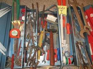 Metall-Werkzeugkiste abschließb.Set I mit vielen Werkzeugen & Co. Bild 3
