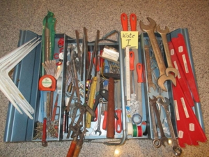 Metall-Werkzeugkiste abschließb.Set I mit vielen Werkzeugen & Co. Bild 4