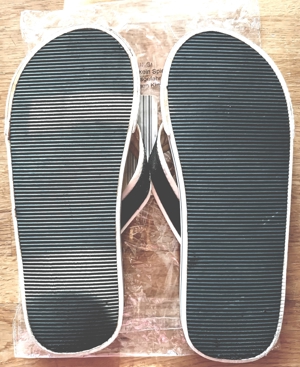 NEU/OVP! Gr. 41 Zehentrenner Flip-Flops Badeschuhe Badelatschen von Active schwarz weiß - Versand Bild 3