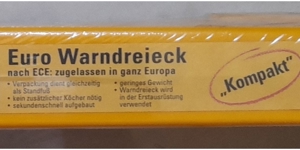 Euro Warndreieck Leine-Werke ECE27 Größe: 45 x 45 x 430mm Bild 2