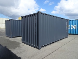 20 DV one way Seecontainer, Lagercontainer, Farbe RAL7016 Anthrazitgrau Bild 4