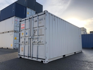 20 DV ONE WAY Container RAL7035 Lichtgrau Seecontainer Schuppen Bild 7