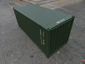 20 DV neue Seecontainer Farbe RAL6007 Flaschengrün Lagercontainer Bild 6