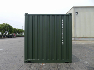 20 DV neue Seecontainer Farbe RAL6007 Flaschengrün Lagercontainer Bild 9