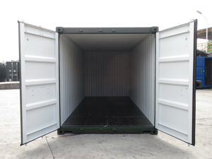 20 DV neue Seecontainer Farbe RAL6007 Flaschengrün Lagercontainer Bild 3