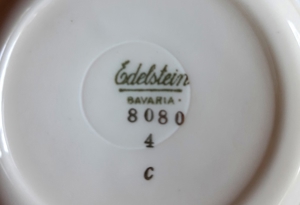 Edelstein Bavaria- Porzellan Untertassen zur Ergänzung Ihres Service Bild 4