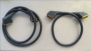 2 SCART-KABEL - CONNECTION - PROFILINE - NEUWERTIG