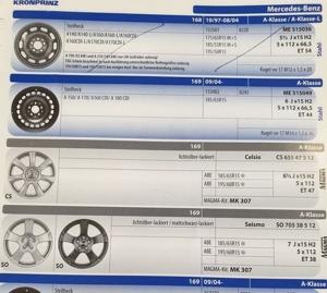 M+S 185 65R15T MB 169 A+B-Klasse - 09 06 Bild 5