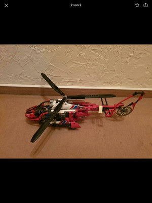 Lego Technik 8068 2-in1 Hubschrauber mit Anleitung und Originalkarton Bild 1