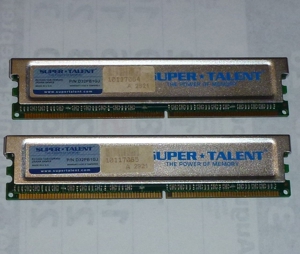 Super Talent 2 mal 1GB DDR400 Bild 3
