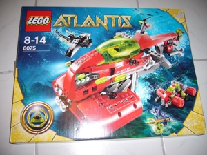 Lego Atlantis 8075 - Neptuns U-Boot mit Figuren