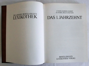 Bertelsmann Lexikothek - Unser Jahrhundert in Wort, Bild und Ton + Phonobox Bild 4