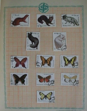Briefmarken, Briefmarkenserie UdSSR Flora und Fauna Bild 4