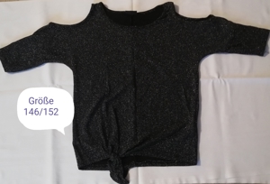 Mädchen glitzerndes Switshirt gr. 146 /152