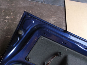 Heckklappe Opel Corsa- B, 5-türer, blau, ohne Rost Bild 4