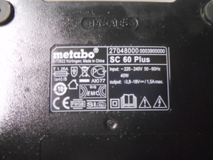 Metabo SC 60 Plus Bild 3