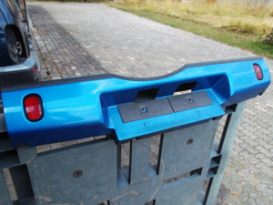Opel Frontera-B, Stossfänger hinten mitte, blau Bild 1