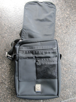 Samsonite Tasche / Umhängetasche, schwarz, diverse Fächer, Abmessungen ~ 28x20x4 cm Bild 2