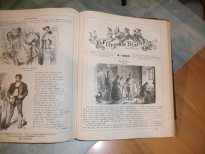 Buch aus der Reihe "Fliegende Blätter" Bände 1771 - 1822 incl. Beiblätter, erschienen ca. 1880 Bild 4